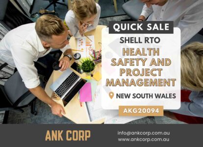 QUICK SALE - BRAND NEW SHELL RTO WITH WORK HEALTH SAFETY AND PROJECT MANAGEMENT COURSES - AKG20094.
