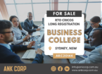 CRICOS-Registered Business College with Long Registration in NSW for Sale
 - CRICOS-Registered Business College with Long Registration in NSW for Sale