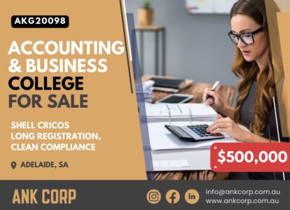 Quick Sale! SHELL CRICOS, Extended Registration, Pristine Compliance – Accounting and Business College AKG20098
